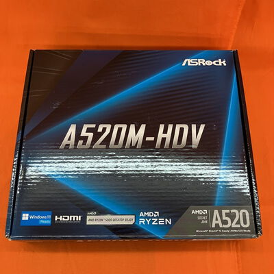 【なんば店】中古  ASRock A520M-HDV (A520 AM4 mATX DDR4) 143667 