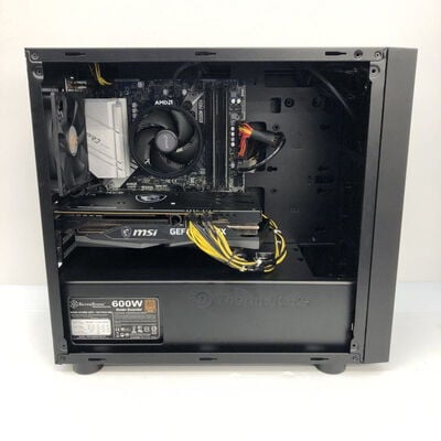 【徳島住吉店】中古  自作デスクトップパソコン(Ryzen 5 PRO 4650G/8GB/SSD2TB+1TB/RTX3060 12GB/W11H) 5230000920 