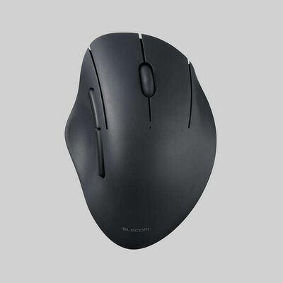 エレコム  M-SH20DBSKBK (無線抗菌静音マウス&ldquo;SHELLPHA&rdquo;5ボタン ブラック) 
