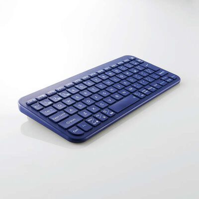 エレコム  Bluetooth薄型ミニキーボード Slint TK-TM10BPBU (ブルー) 