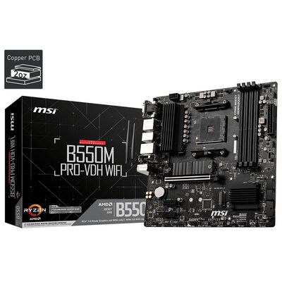 MSI  B550M PRO-VDH WIFI (B550 AM4 MicroATX) 