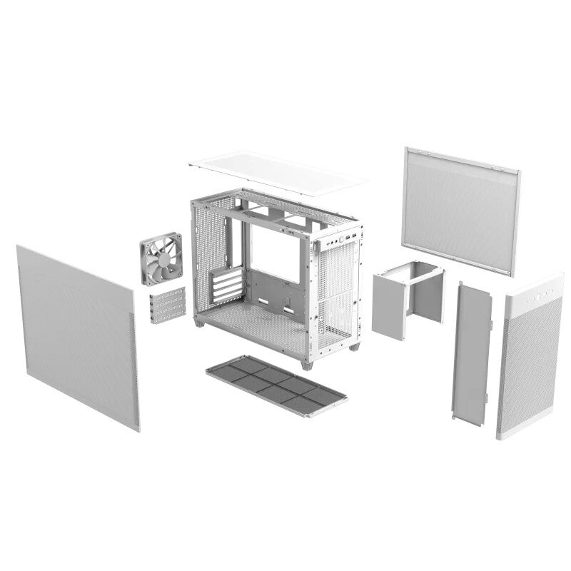 ASUS AP201 ASUS PRIME CASE MESH WHITE EDITION (MicroATX