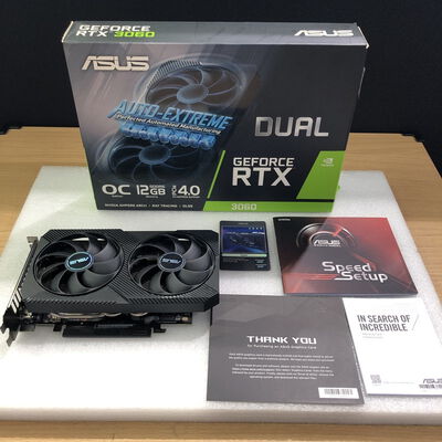 【甲府飯田店】中古  ASUS DUAL-RTX3060-O12G-V2 (RTX3060 12GB) 175497 