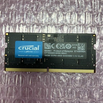 【町田店】中古  PC5-38400 16GB ノート用(DDR5-4800) 158769 