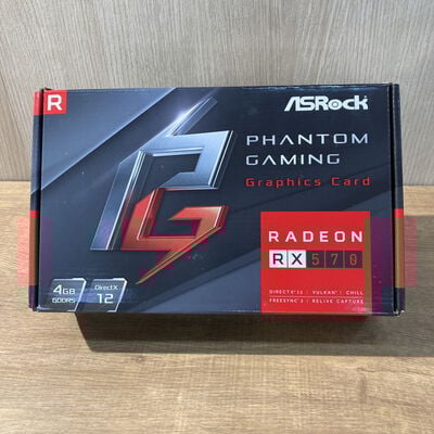 【姫路店】中古  ASRock PHANTOM GDR RX570 4G/S（RX570 4GB） 3480037430 