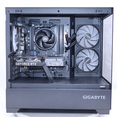 【通販センター】中古  デスクトップPC SURUGA 7000GC(AMD Ryzen 5 7500F/32GB/SSD1TB/なし/NVIDIA GeForce RTX5060 8G/W11H64)ブラック 189479 