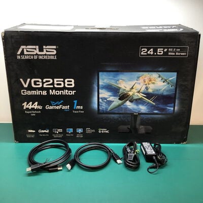 【津ラッツ店】中古  ASUS VG258Q(24.5"W 1D1H1DP 1ms TN 144Hz) 182906 