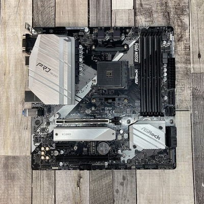 【広島店】中古  ASRock B550M Pro4 (B550 AM4 mATX DDR4) 142938 