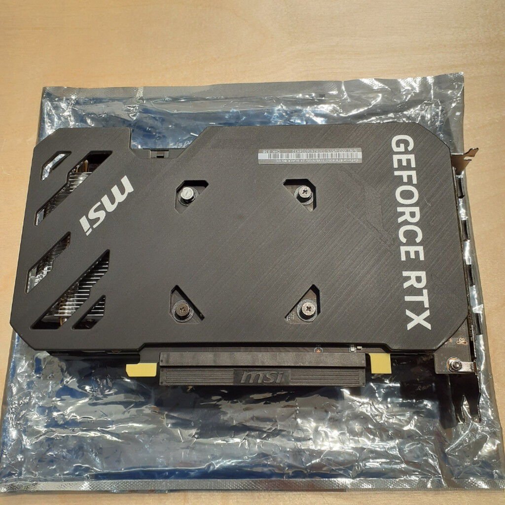 中古 MSI GeForce RTX 4060 Ti VENTUS 2X BLACK 8G OC（RTX4060Ti 8GB