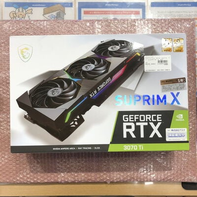 【宮崎恒久店】中古  MSI GeForce RTX 3070 Ti SUPRIM X 8G（RTX3070Ti 8GB） 3480035884 