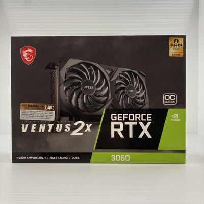 【秋葉原本店】中古  MSI GeForce RTX 3060 VENTUS 2X 12G OC (RTX3060 12GB) 144777 