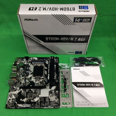 【川崎店】中古  ASRock B760M-HDV/M.2 D4 (B760 1700 mATX DDR4) 3170007082 