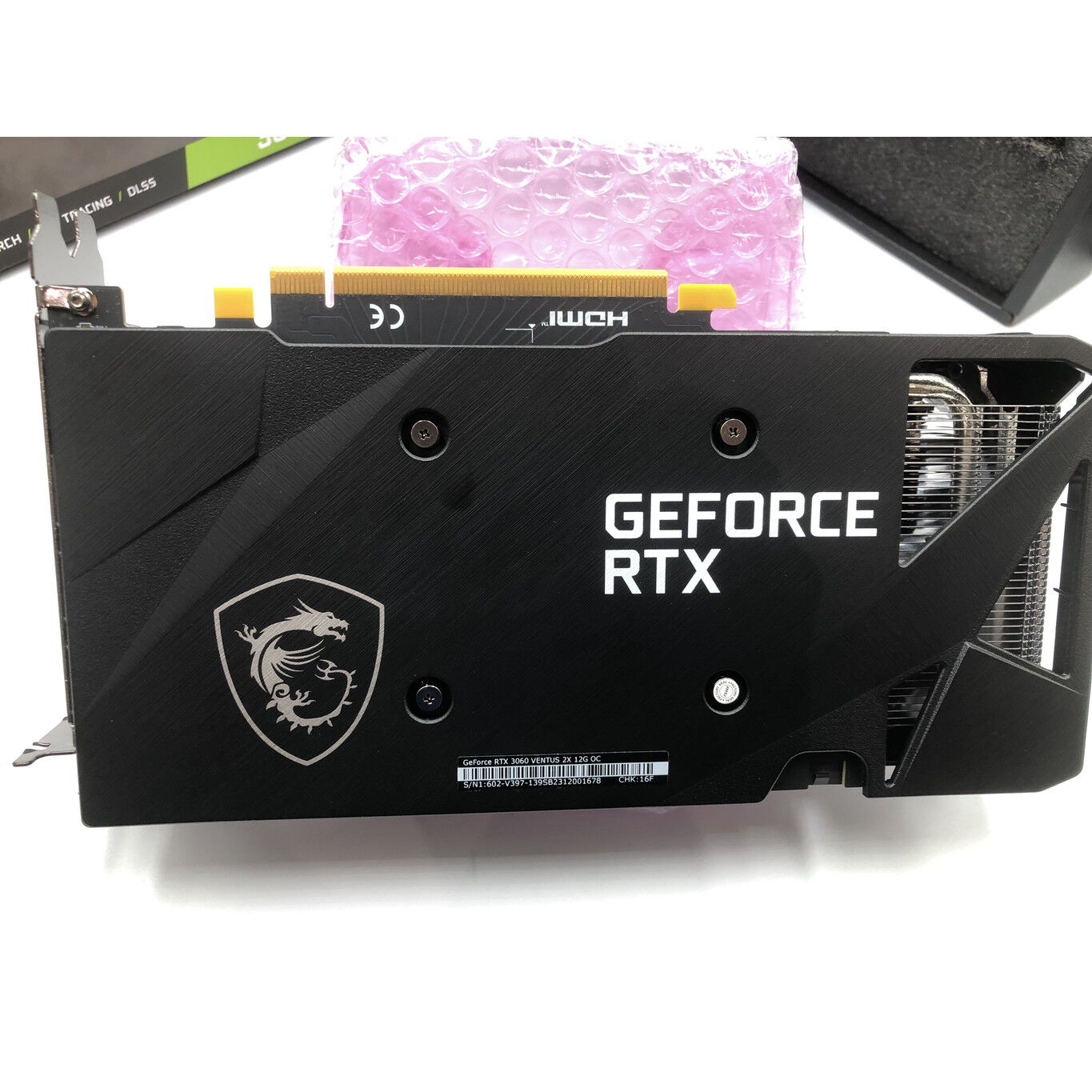中古 MSI GeForce RTX 3060 VENTUS 2X 12G OC (RTX3060 12GB