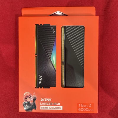 【静岡東瀬名店】中古  ADT AX5U6000C3016G-DCLARBK-DP(DDR5-6000 16GBx2) 5140001245 