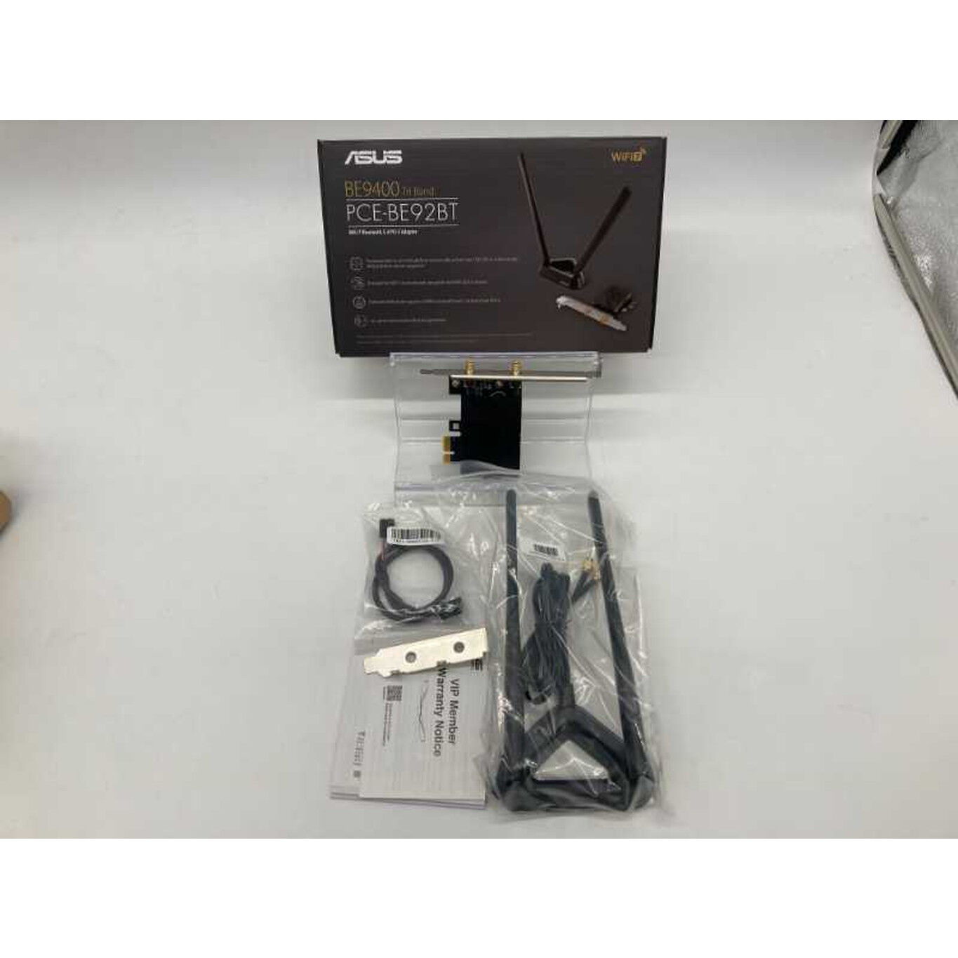 中古 ASUS PCE-BE92BT (11be 無線LAN子機 PCIe) 4640002224 （296701