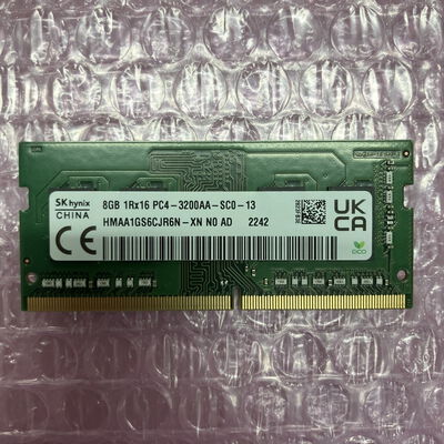 【町田店】中古  PC4-25600 8GB ノート用(DDR4-3200) 158771 