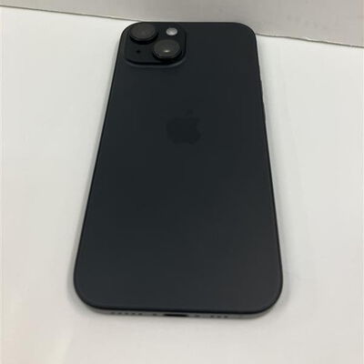 【前橋ｲﾝﾀｰｱｶﾏﾙ店】中古  【SoftBank版SIMフリー】Apple iPhone15 無印 128GB ブラック MTMH3J/A 161069 