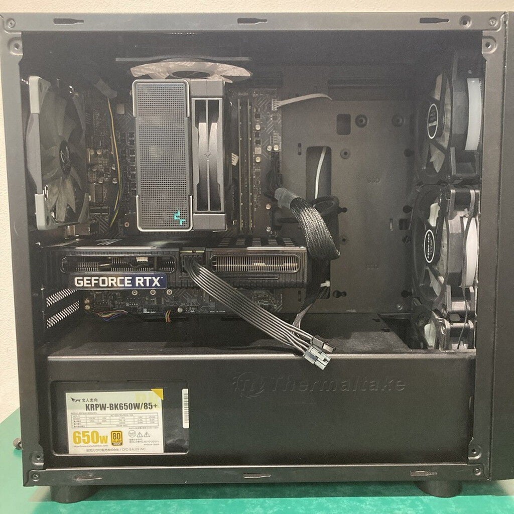 中古 自作PC(i5 12400F/16GB/SSD1TB/RTX3060 12GB/W11H) 4780001594
