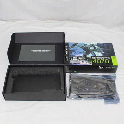 【通販センター】中古  玄人志向 GG-RTX4070-E12GB/DF（RTX4070 12GB） 3480034381 