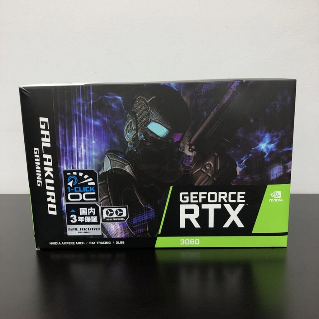 中古 玄人志向 GG-RTX3060-E12GB/OC/DF (RTX3060 12GB) 144779