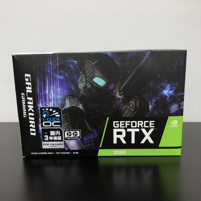 【長野稲里店】中古  玄人志向 GG-RTX3060-E12GB/OC/DF (RTX3060 12GB) 144779 