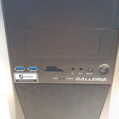 【鹿児島店】中古  GALLERIA XT(i7 9700/16GB/SSD512GB/HDD1TB/GTX1660 SUPER/W11H) 4700001106 