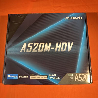 【なんば店】中古  ASRock A520M-HDV (A520 AM4 mATX DDR4) 143667 