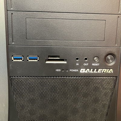 【富士青葉店】中古  THIRDWAVE GALLERIA KT(Intel Core i7 8700/16GB/SSD512GB/なし/NVIDIA GeForce RTX 2060 6GB/W11H64 MAR) 182666 