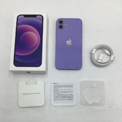 【白山FM松任店】中古  【au】Apple iPhone12 6.1インチ 64GB (パープル)  MJNH3J/A 147144 