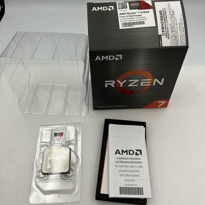 【新潟店】中古  AMD Ryzen 7 5700X (AM4/3.4GHz/36M/C8/T16/65W) 150182