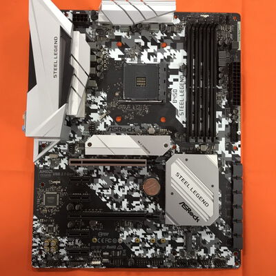 【なんば店】中古  【付属品欠品】 ASRock B450 Steel Legend（B450 AM4 ATX DDR4） 3480033106 