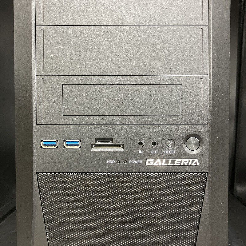 中古 THIRDWAVE GALLERIA ZZ(Core i9-9900K/32GB/SSD500GB/なし