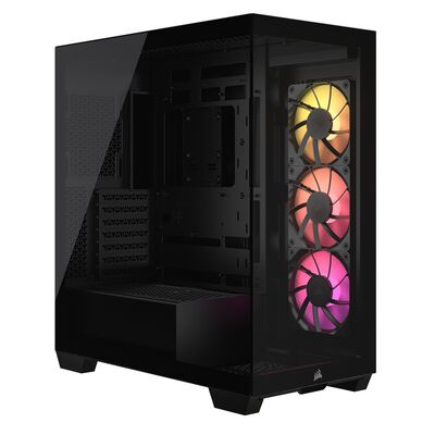 Corsair  3500X ARGB Tempered Glass Black CC-9011278-WW (E-ATX ガラス ブラック) 