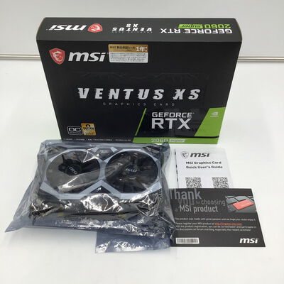 【白山FM松任店】中古  MSI GeForce RTX 2060 SUPER VENTUS XS J OC 4950001189 