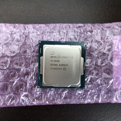 【福山ココローズ店】中古  INTEL Core i3 8100 (1151/3.60GHz/6M/C4/T4) 136202 