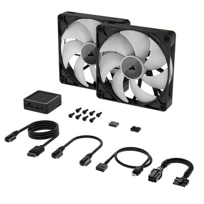 Corsair  iCUE LINK RX140 RGB Starter Kit CO-9051020-WW (2個パック ブラック) 