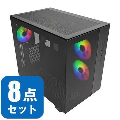 ASRock RX9060XT 16G グラフィックボードとパーツ一式セット(ブラック系 OS無し)