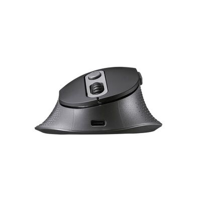 サンワサプライ  MA-EWBBS528MBK 静音ワイヤレスエルゴノミクスコンボマウス（2.4GHzワイヤレス＋Bluetooth・高さ45mm） 