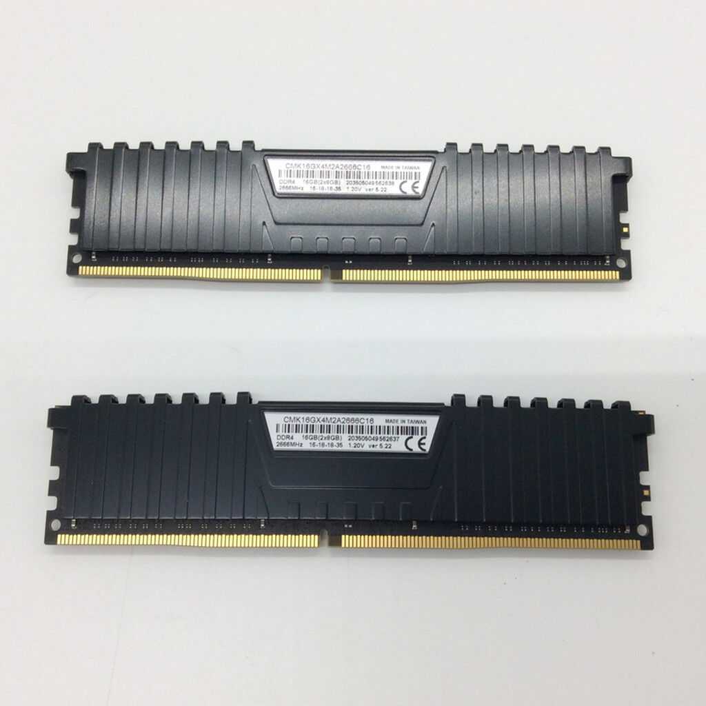 中古 8GB 2枚組(合計16GB) PC4-21300/DDR4-2666 デスクトップ用 190926