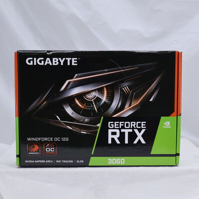 【通販センター】中古  GIGABYTE GV-N3060WF2OC-12GD rev.2.0(RTX3060 12G) 175509 