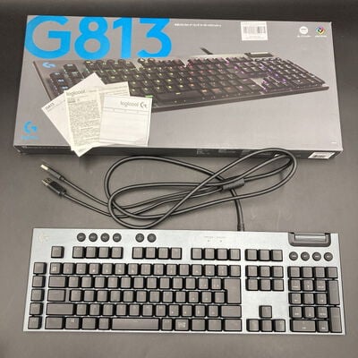 【熊本浜線店】中古  ロジクール G813-CK (有線 RGB メカニカル ゲーミングキーボード) 5370000524