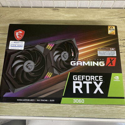 【広島店】中古  MSI GeForce RTX 3060 GAMING X 12G (RTX3060 12GB) 144776 