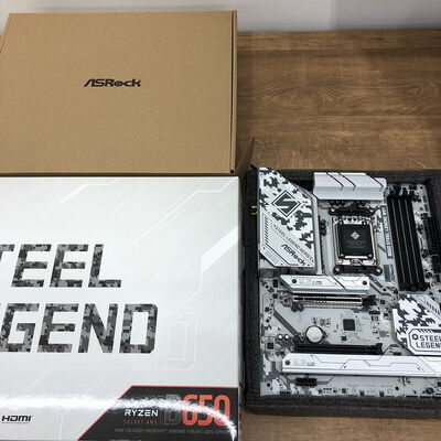【宇都宮鶴田店】中古  ASRock B650 Steel Legend WiFi (B650 AM5 ATX) 168306 