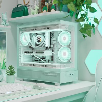 ドスパラセレクト  XR PASTEL GREEN (ATX ガラス) 