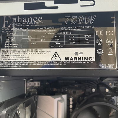 【熊本浜線店】中古  Level&infin; ILeDXs-M0P5-AR56X-SASXB(Ryzen 5 5600X/32GB/SSD1TB/RTX3060Ti/W11H) 5370000508 