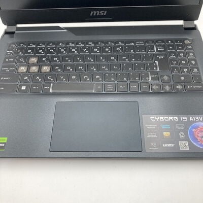 【神戸・三宮店】中古  MSI Cyborg-15-A13VFK-1054JP(i7-13620H/16GB/SSD512GB/RTX4060/W11H) 3430006304 