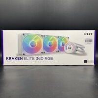 中古  NZXT RL-KR36E-W1(KRAKEN Elite RGB 360 WT 水) 5370000816 