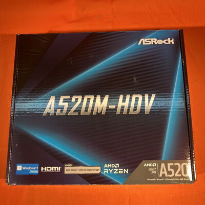 【なんば店】中古  ASRock A520M-HDV (A520 AM4 mATX DDR4) 143667 