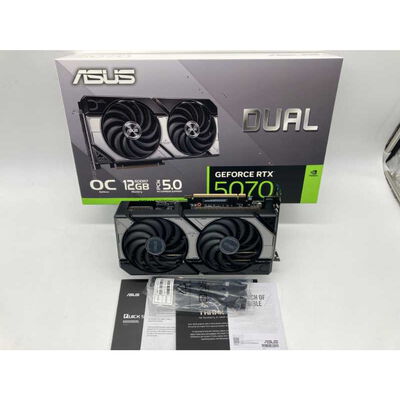 【郡山安積店】中古  ASUS DUAL-RTX5070-O12G (GeForce RTX 5070 12GB) 4640002204 