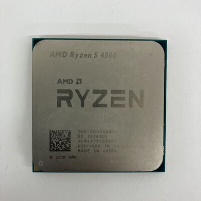 【長野稲里店】中古  AMD Ryzen 5 4500 (AM4/3.6GHz/11M/C6/T12/65W) 150745 